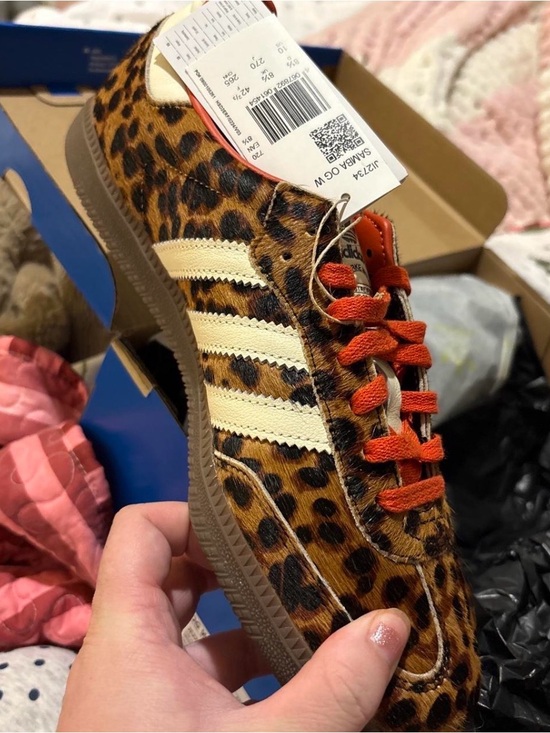 adidas Shoes - Adidas Leopard Sambas Print Sneakers